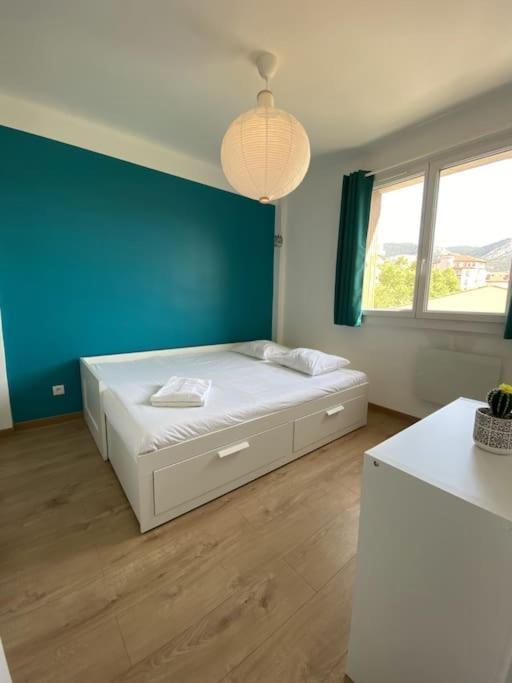 Appartamento L'Azur 15'Plage 10'Port 5'Train Clim Wifi Pkg Tolone Esterno foto